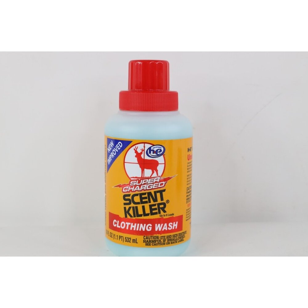 Wildlife Research Scent Killer Laundry Detergent HE Clothing Wash Unscented 18oz